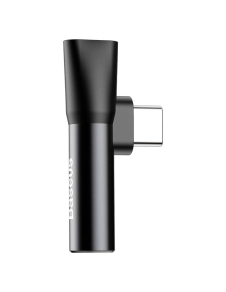 ADAPTOR Incarcare si audio Baseus, 1 x USB Type-C (T) la 1 x USB Type-C (M) si 1 x Jack 3.5mm (M), negru "CATL41-01" - 695315628