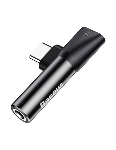 ADAPTOR Incarcare si audio Baseus, 1 x USB Type-C (T) la 1 x USB Type-C (M) si 1 x Jack 3.5mm (M), negru "CATL41-01" - 695315628
