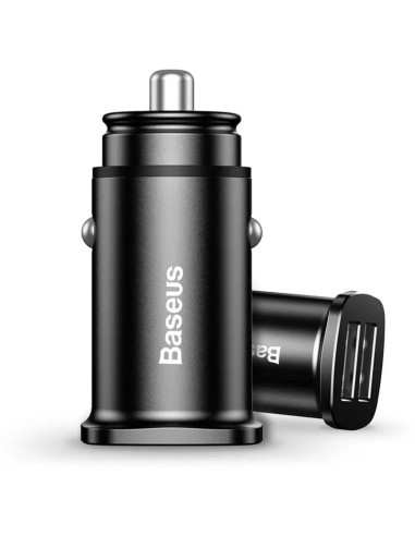 INCARCATOR AUTO Baseus Metal, QC3.0, 2 x USB,...