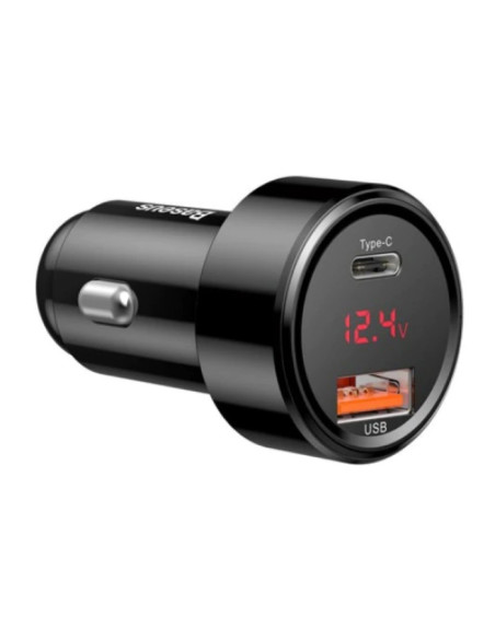 INCARCATOR AUTO Baseus Magic Series PPS,1xUSB Output 4.5V/5A,1 x USB Type-C Output 5V/3A,total output 45W,6A,pt. bricheta auto,a