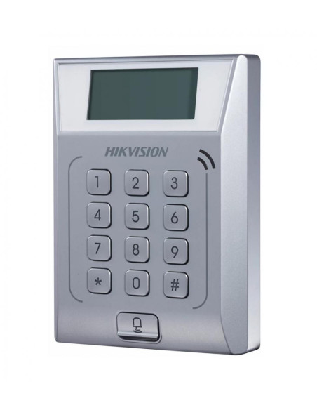 TERMINAL control acces HIKVISION, cititor carduri MiFare, TCP/IP, tastatura si sonerie, "DS-K1T802M"