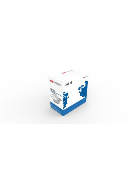 ROLA CABLU UTP HIKVISION, Cat5e, 305 m, Cupru, solid, AWG 25, 0.45mm, 0.16mm2, "DS-1LN5E-E/E"