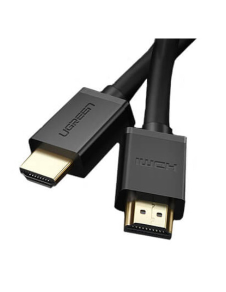 CABLU video Ugreen, "HD104" HDMI (T) la HDMI (T), rezolutie maxima 4K UHD (3840 x 2160) la 60 Hz, conectori auriti, 10m, negru "