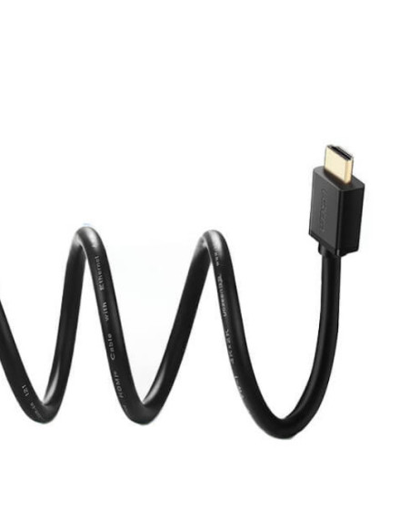 CABLU video Ugreen, "HD104" HDMI (T) la HDMI (T), rezolutie maxima 4K UHD (3840 x 2160) la 60 Hz, conectori auriti, 10m, negru "