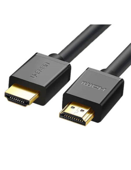 CABLU video Ugreen, "HD104" HDMI (T) la HDMI (T), rezolutie maxima 4K UHD (3840 x 2160) la 60 Hz, conectori auriti, 15m, negru "