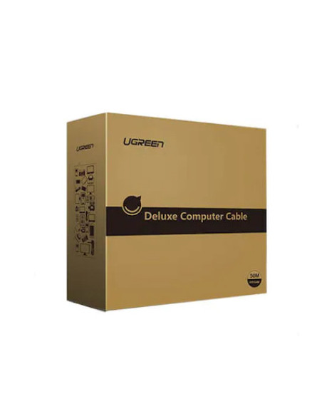 CABLU video Ugreen, "HD104" HDMI (T) la HDMI (T), rezolutie maxima 4K UHD (3840 x 2160) la 60 Hz, conectori auriti, 15m, negru "