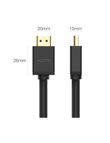 CABLU video Ugreen, "HD104" HDMI (T) la HDMI...