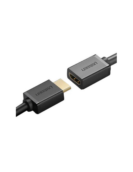 CABLU video Ugreen, "HD107" adaptor HDMI (T) la HDMI (M), rezolutie maxima 4K UHD (3840 x 2160) la 60 Hz, conectori auriti, 1m,