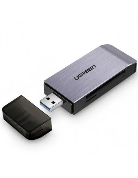 CARD READER extern Ugreen, "CM180" interfata USB 3.0, citeste/scrie: TF/SD/MS/CF 3.0 viteza pana la 100Mbps, suporta carduri max