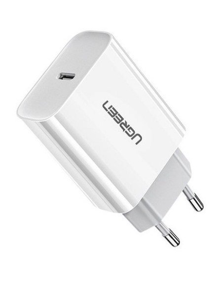 INCARCATOR retea Ugreen, "CD137" Quick Charge 20W, 1 x USB Type-C 5V/3A, alb "60450" - 6957303864508
