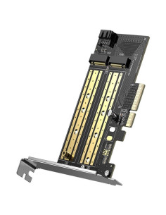 ADAPTOR Ugreen, "CM302" 2 X M.2 (M)(NVMe) la PCle 3.0,...