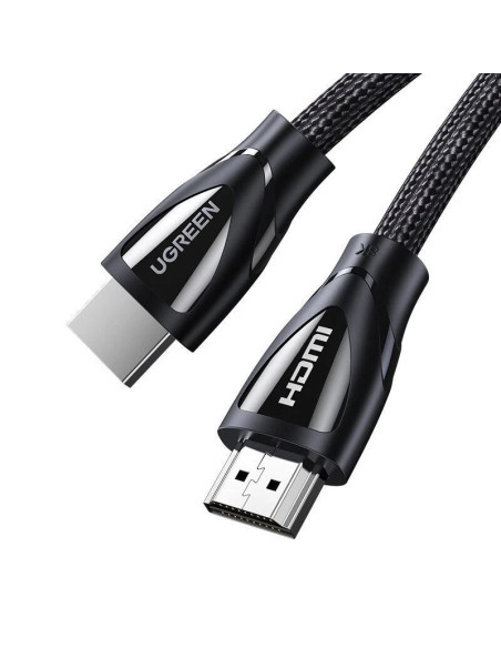 CABLU video Ugreen, "HD140" HDMI (T) la HDMI (T), HDMI 2.1, 8K la 60Hz, lungime 1m, braided, negru "80401" - 6957303884018