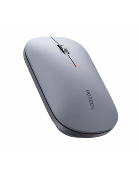 MOUSE Ugreen, "MU001" PC sau NB, wireless 2.4GHz, optic, 3/1 butoane/scroll, 4000 dpi, gri "90373" - 6957303893737
