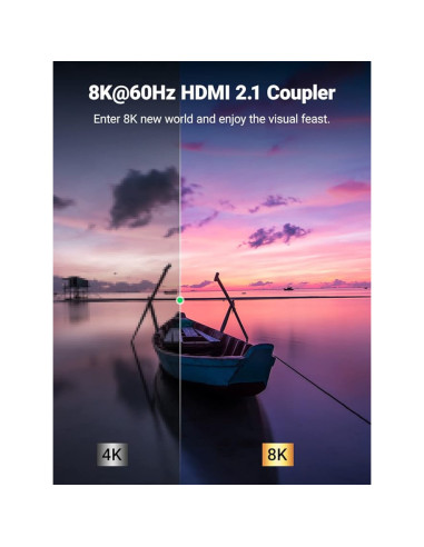 ADAPTOR video Ugreen, "HD159" cupla extender...