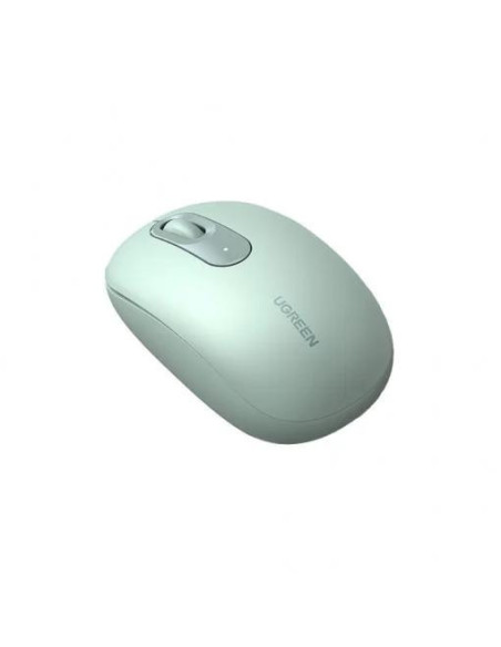 MOUSE Ugreen, "MU105" PC sau NB, wireless 2.4GHz, optic, 3/1 butoane/scroll, 2400 dpi, include baterie, verde "90672" - 69573038