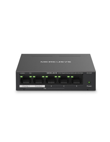 SWITCH PoE MERCUSYS 5 porturi din care 4-Port...