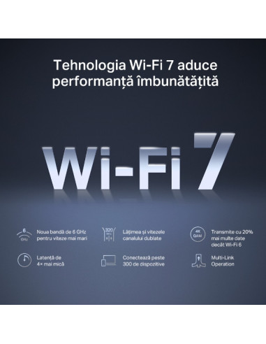 ROUTER MERCUSYS, BE9300, 1× 2.5 Gbps WAN port...