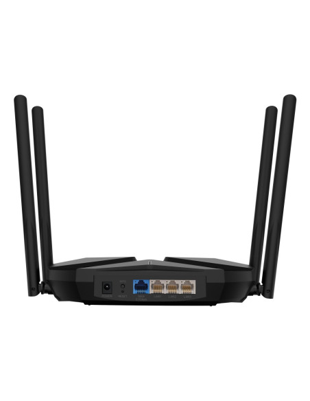 ROUTER MERCUSYS, AX3000, 1× 2.5 Gbps WAN port, 1× 2.5 Gbps LAN port si 3× GE LAN, dual band 2.4 / 5 Ghz, 4 x antene externe, "MR