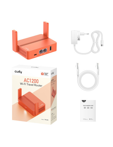CUDY AC1200 Wireless Mini VPN Router USB "TR1200"