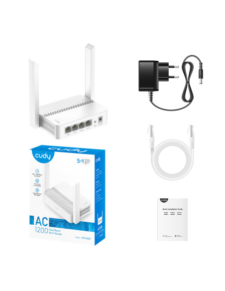 CUDY AC1200 Wi-Fi Router "WR1200E"