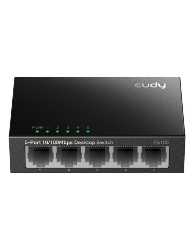 CUDY 5-Port 10/100 Mbps Metal Switch "FS105"