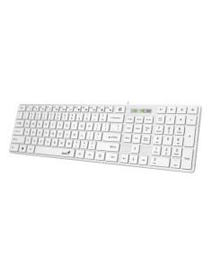 Tastaturi GENIUS Tastatura Genius SlimStar 126 USB, alb