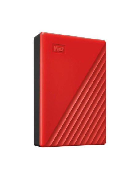 HDD extern WD 4 TB, My Passport, 2.5 inch, USB 3.2, rosu, "WDBPKJ0040BRD-WESN"