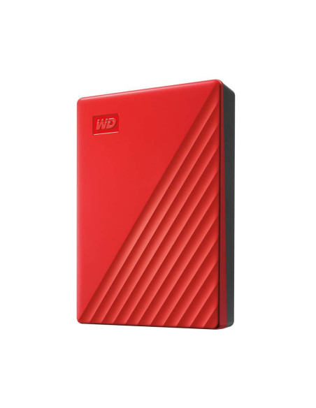 HDD extern WD 4 TB, My Passport, 2.5 inch, USB 3.2, rosu, "WDBPKJ0040BRD-WESN"