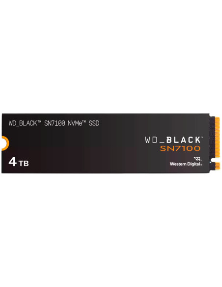 SSD WD Black SN7100 4TB M.2 2280 PCIe Gen4 x4 NVMe, Read/Write: 7000/6700 MBps, IOPS 900K/1350K, TBW: 2400 "WDS400T4X0E-00CJA0"