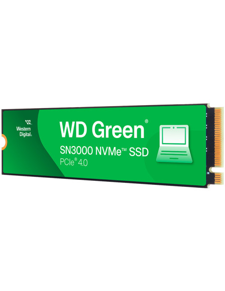 SSD WD Green SN3000 2TB M.2 2280 S3-M PCIe Gen4 x4 NVMe, Read/Write: 5000/4200 MBps, TBW: 250 "WDS200T4G0E-00CPS0"