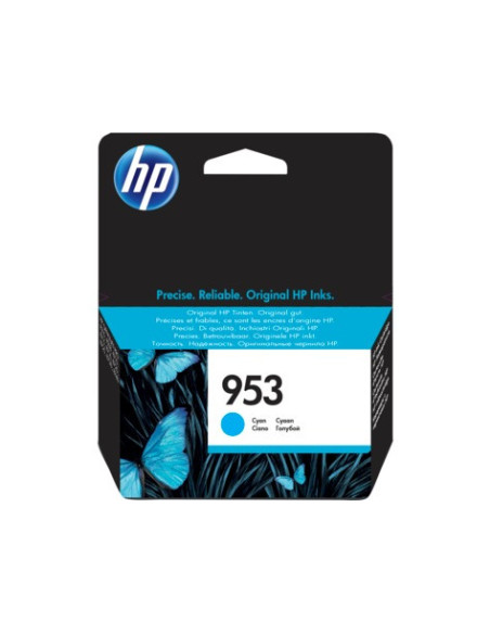 Cartus Cerneala Original HP Cyan, nr.953, pentru OfficeJet Pro 7720 7730 7740 8210 8218 8710 8720 8730, , , "F6U12AE"