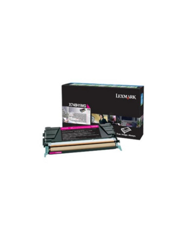 Toner Original Lexmark Magenta, X748H3MG,...