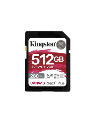 MEMORY SDXC 512GB UHS-II/SDR2V6/512GB KINGSTON...