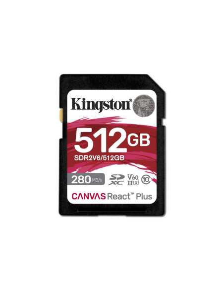 MEMORY SDXC 512GB UHS-II/SDR2V6/512GB KINGSTON "SDR2V6/512GB"