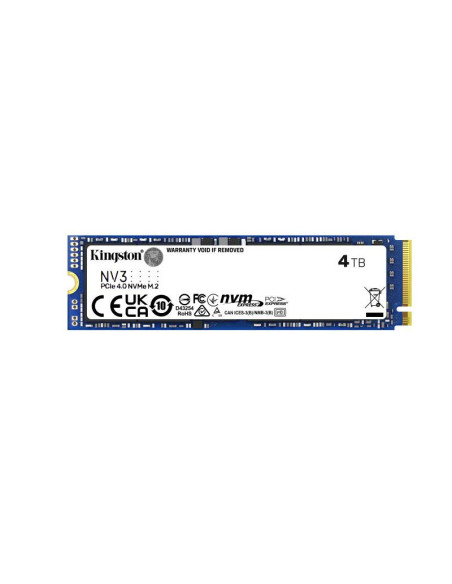 SSD Kingston, SNV3S, M2-2280, 4TB, PCI E "SNV3S/4000G"
