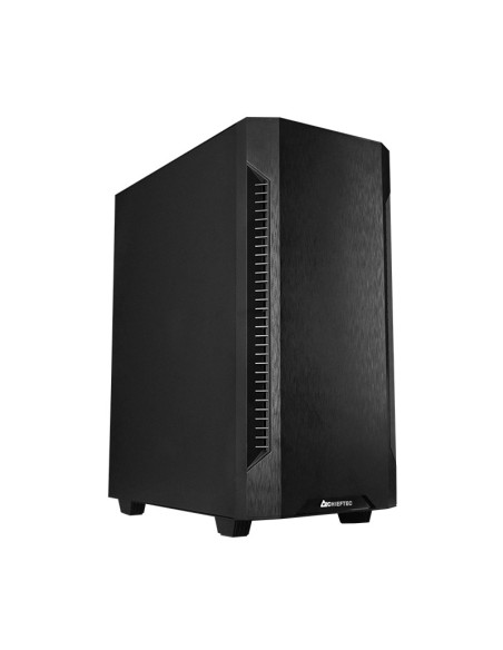 CARCASA CHIEFTEC ELOX, Middle Tower, Mini ITX, mATX, ATX, fara sursa, USB 3.0 x 2, USB 2.0 x 1, Jack 3.5mm x 2, mesh , "AS-01B-O