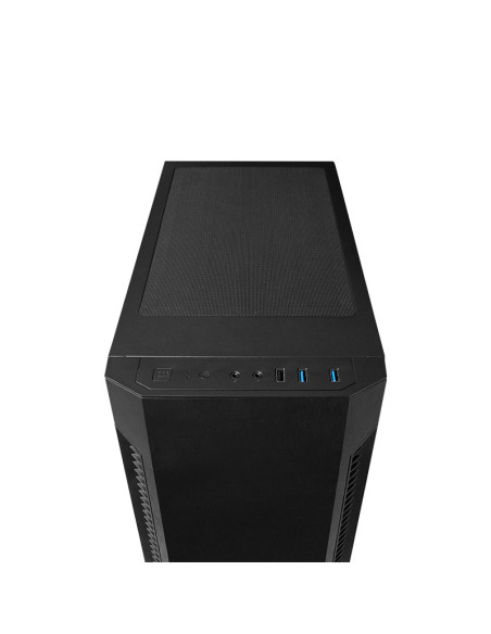 CARCASA CHIEFTEC ELOX, Middle Tower, Mini ITX, mATX, ATX, fara sursa, USB 3.0 x 2, USB 2.0 x 1, Jack 3.5mm x 2, mesh , "AS-01B-O