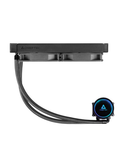COOLER Chieftec "Iceberg 240 RGB", skt. Intel si AMD, racire cu lichid, 2 x 120mm, 500 - 2200 RPM, iluminare RGB - infinity mirr