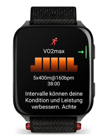 Smartwatch Venu X1 Black with Slate Titanium Caseback and Black ComfortFit Nylon Band "010-02980-02"