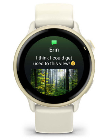 Ceas Garmin vivoactive 6 Bone/Lunar Gold...
