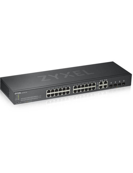 SWITCH ZYXEL, porturi Gigabit x 24, SFP x 4, managed, rackabil, "GS1920-24V2-EU0101F"