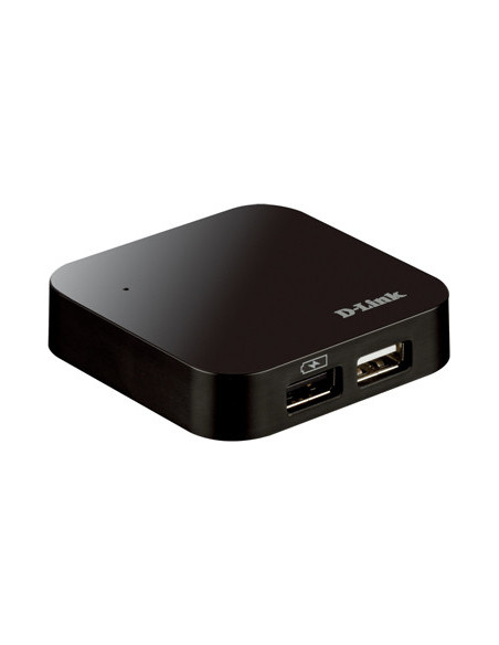HUB extern D-LINK, porturi USB: USB 2.0 x 4, conectare prin USB 2.0, alimentare retea 220 V, negru, "DUB-H4"