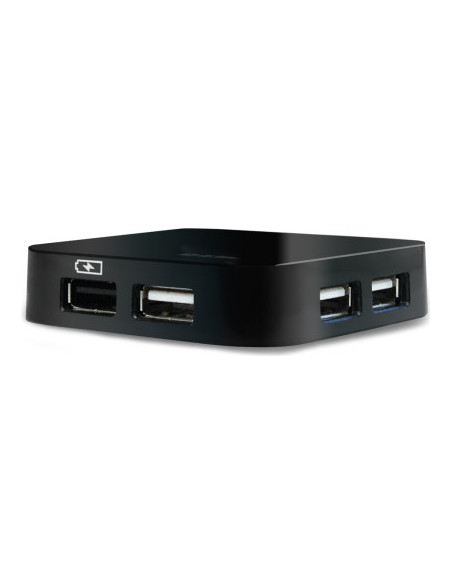 HUB extern D-LINK, porturi USB: USB 2.0 x 4, conectare prin USB 2.0, alimentare retea 220 V, negru, "DUB-H4"