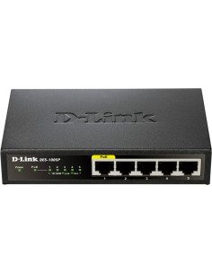 SWITCH PoE D-LINK 5 porturi 10/100Mbps (1 PoE), IEEE...