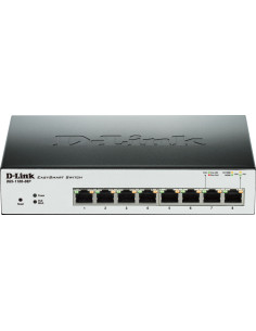 SWITCH PoE D-LINK Smart 8 porturi Gigabit (8 PoE) + 2...
