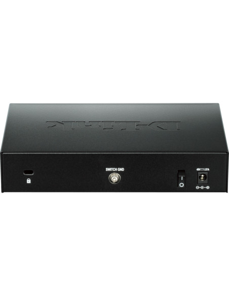 SWITCH PoE D-LINK Smart 8 porturi Gigabit (8 PoE) + 2 porturi SFP, IEEE 802.3af/at, carcasa metalica, rackabil, "DGS-1210-08P"