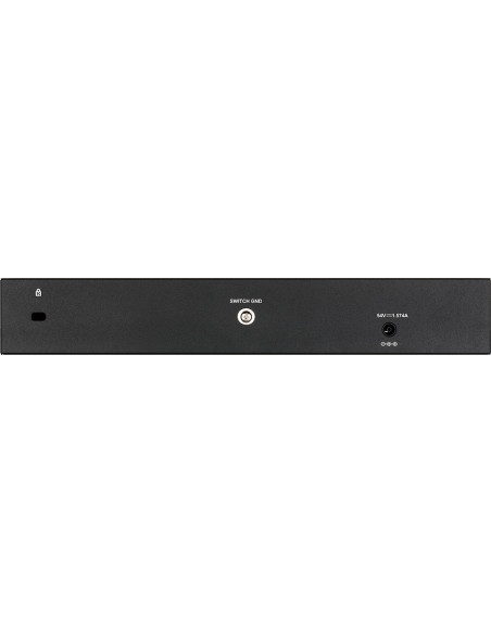 SWITCH PoE D-LINK Smart 8 porturi Gigabit (8 PoE) + 2 porturi SFP, IEEE 802.3af/at, carcasa metalica, rackabil, "DGS-1210-08P"