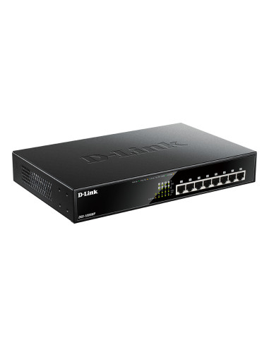 SWITCH PoE D-LINK 8 porturi Gigabit (8 PoE+),...