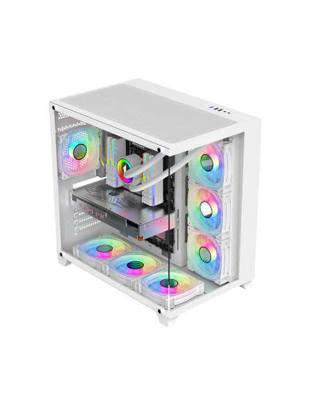 Carcase 1st PLAYER Carcasa 1STPLAYER Gaming MV8 WHITE