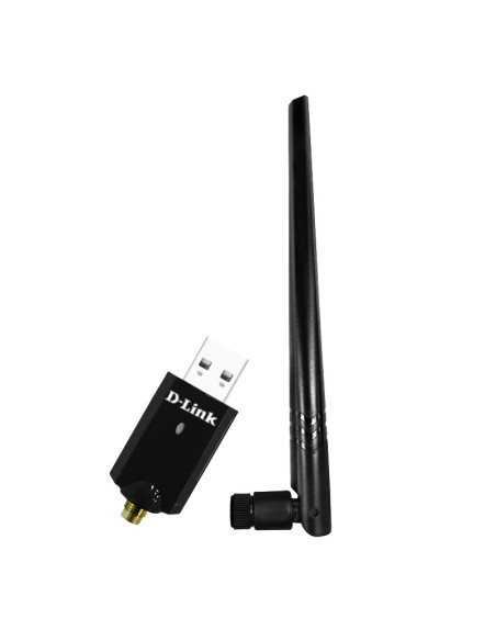 ADAPTOR RETEA D-LINK AC1300, extern wireless 2.4 GHz 5 GHz, USB 3.0, port, antena externa 5 dBi x 1, "DWA-185"